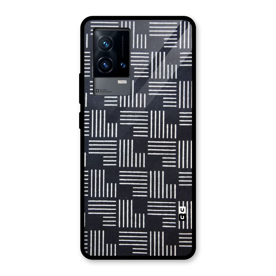 Zig Zag Hierarchy Glass Back Case for iQOO 9 5G