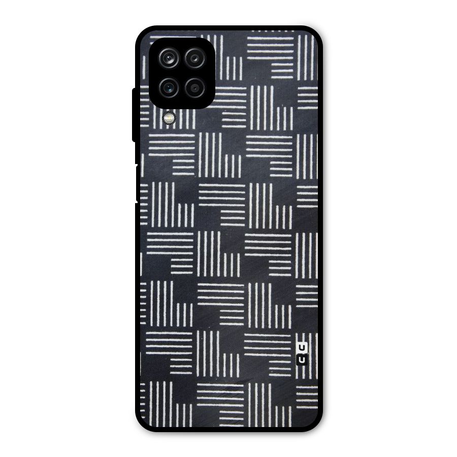 Zig Zag Hierarchy Metal Back Case for Galaxy A12