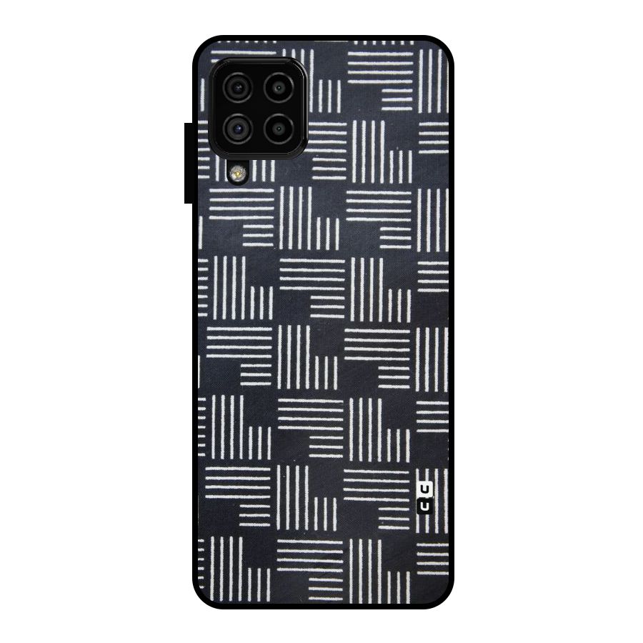Zig Zag Hierarchy Metal Back Case for Galaxy A22 4G