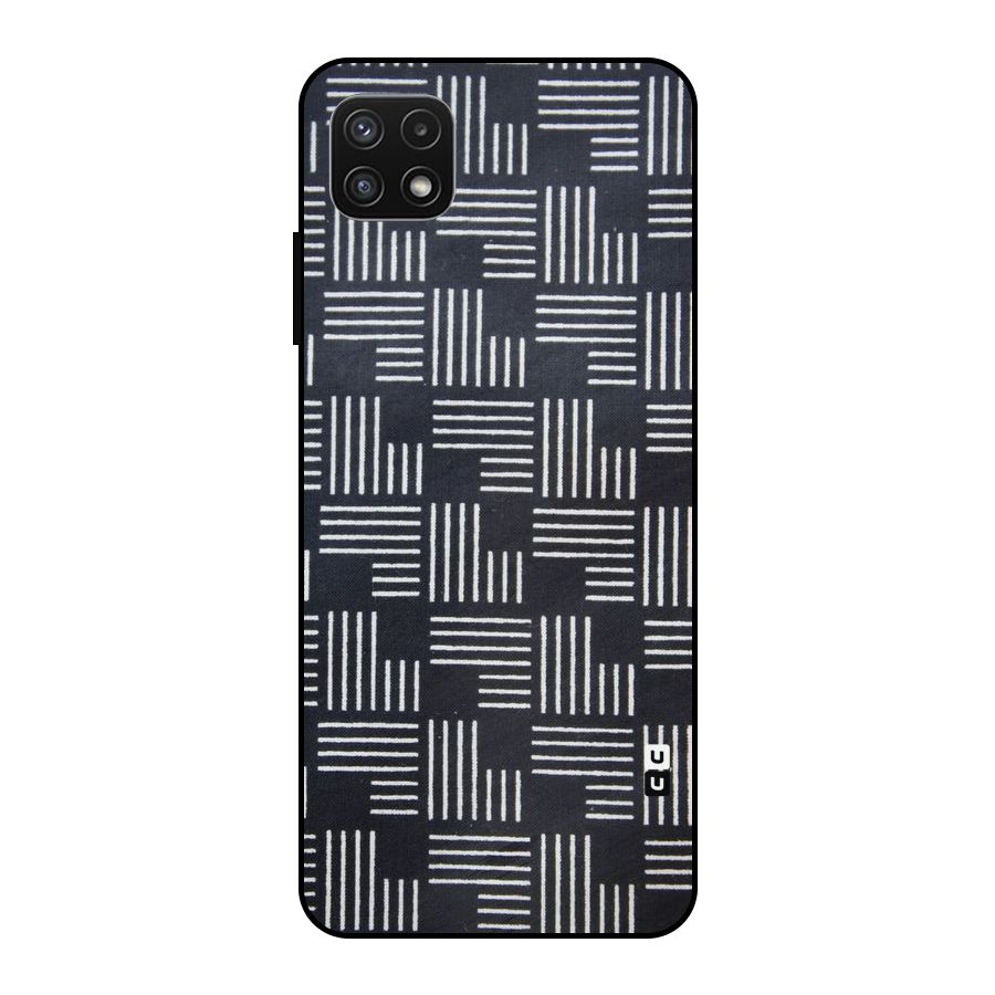 Zig Zag Hierarchy Metal Back Case for Galaxy A22 5G