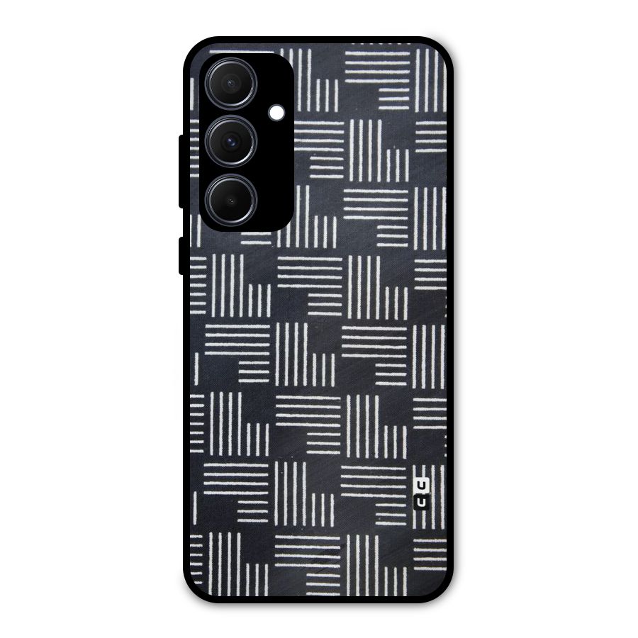 Zig Zag Hierarchy Metal Back Case for Galaxy A35