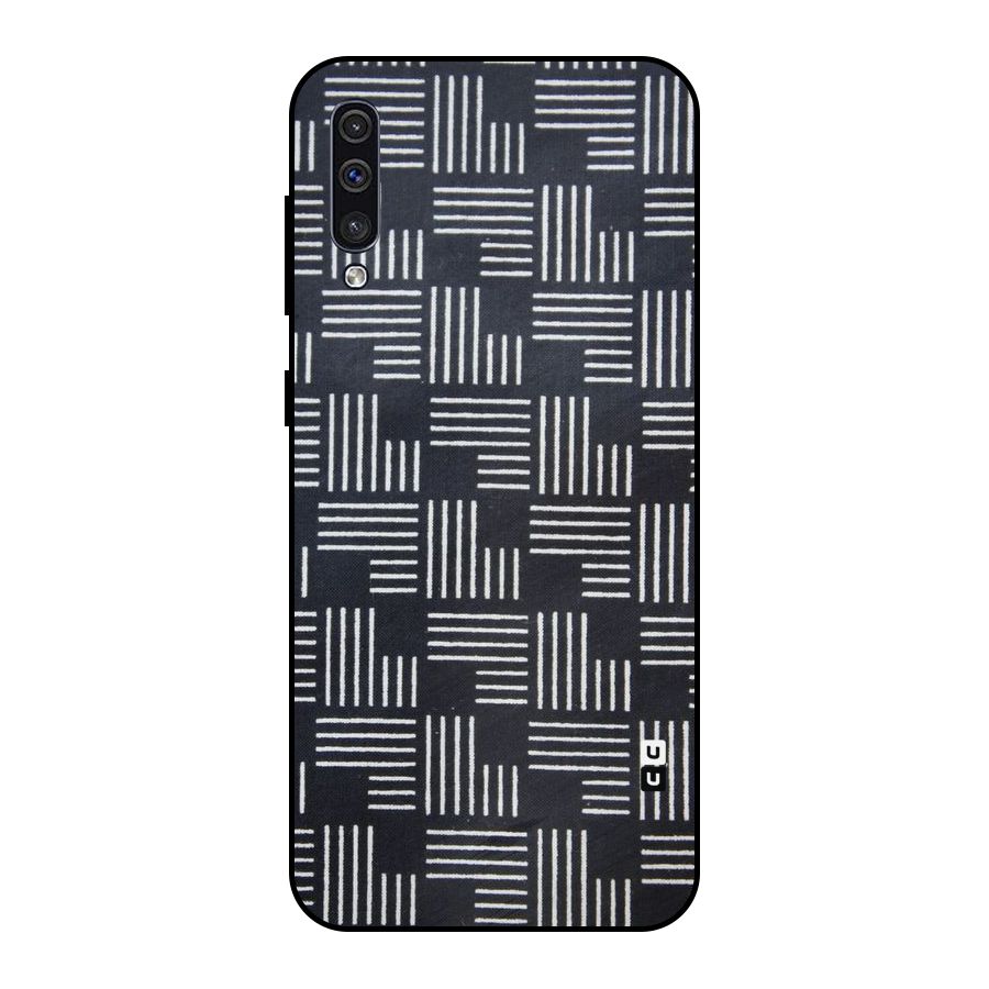 Zig Zag Hierarchy Metal Back Case for Galaxy A50
