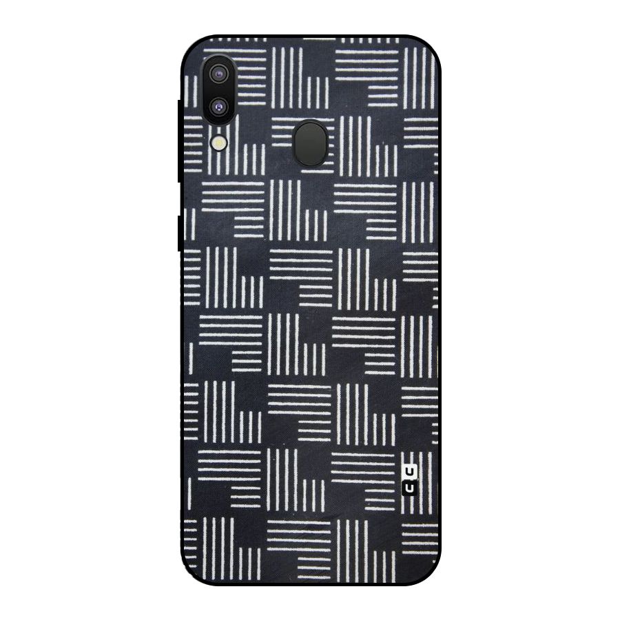 Zig Zag Hierarchy Metal Back Case for Galaxy M20