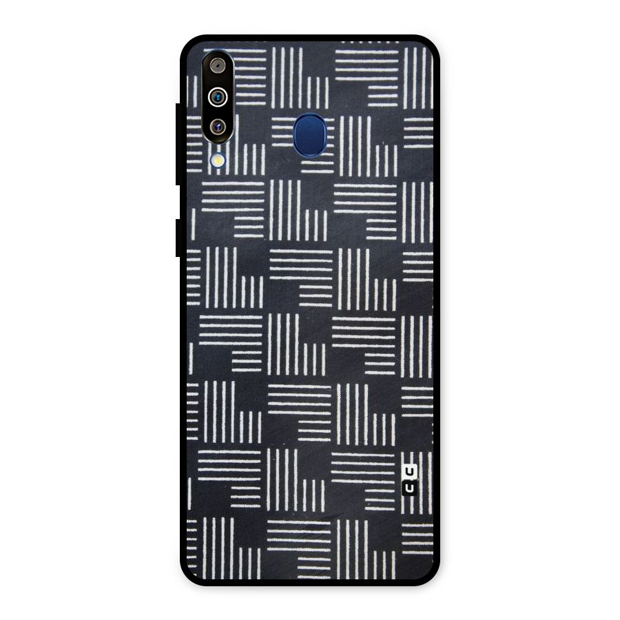Zig Zag Hierarchy Metal Back Case for Galaxy M30