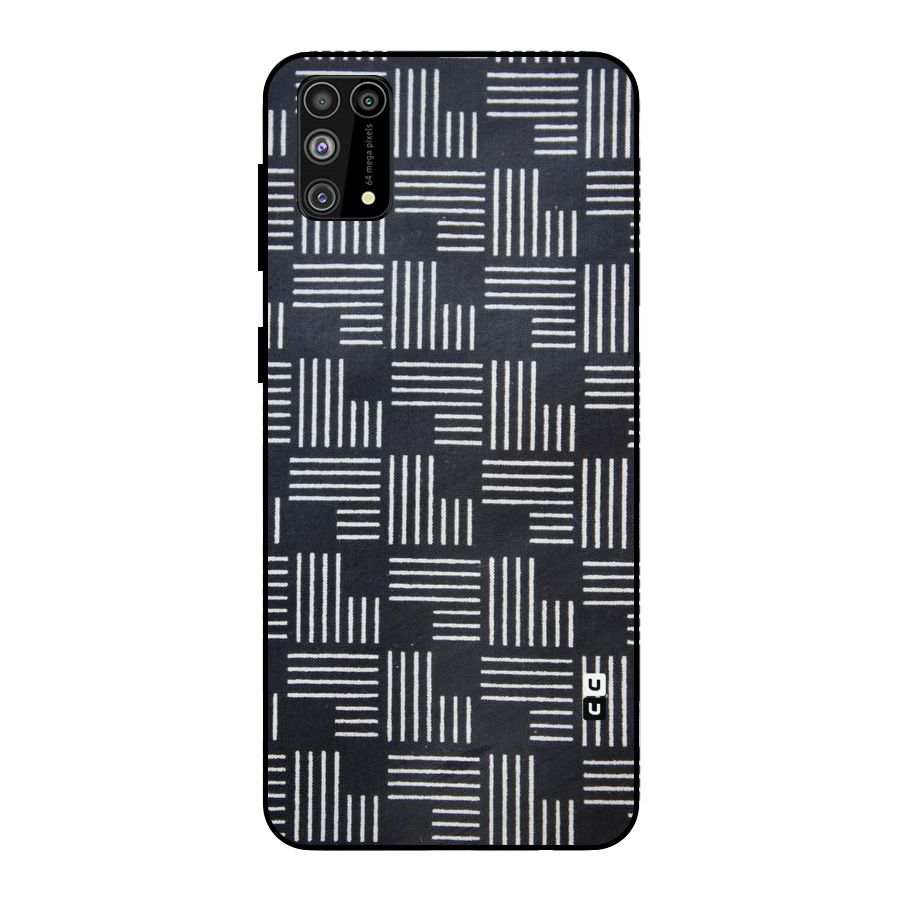 Zig Zag Hierarchy Metal Back Case for Galaxy M31