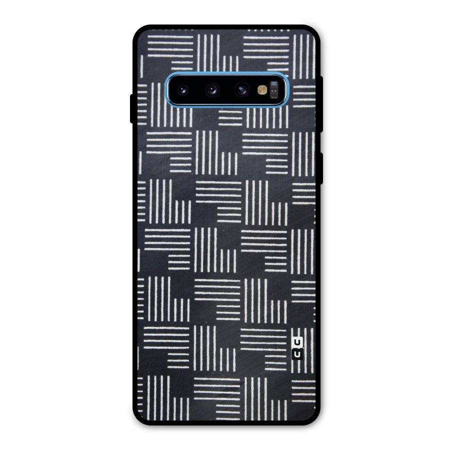 Zig Zag Hierarchy Metal Back Case for Galaxy S10