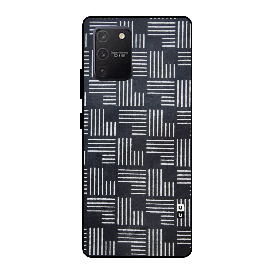 Zig Zag Hierarchy Metal Back Case for Galaxy S10 Lite