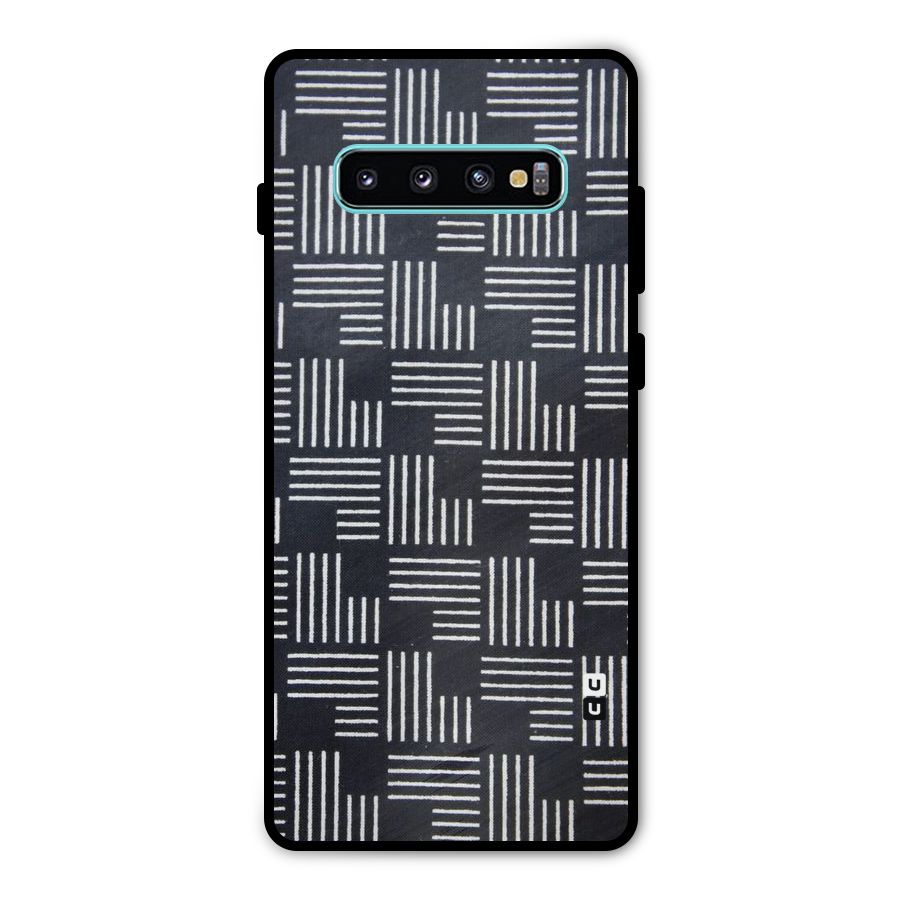 Zig Zag Hierarchy Metal Back Case for Galaxy S10 Plus