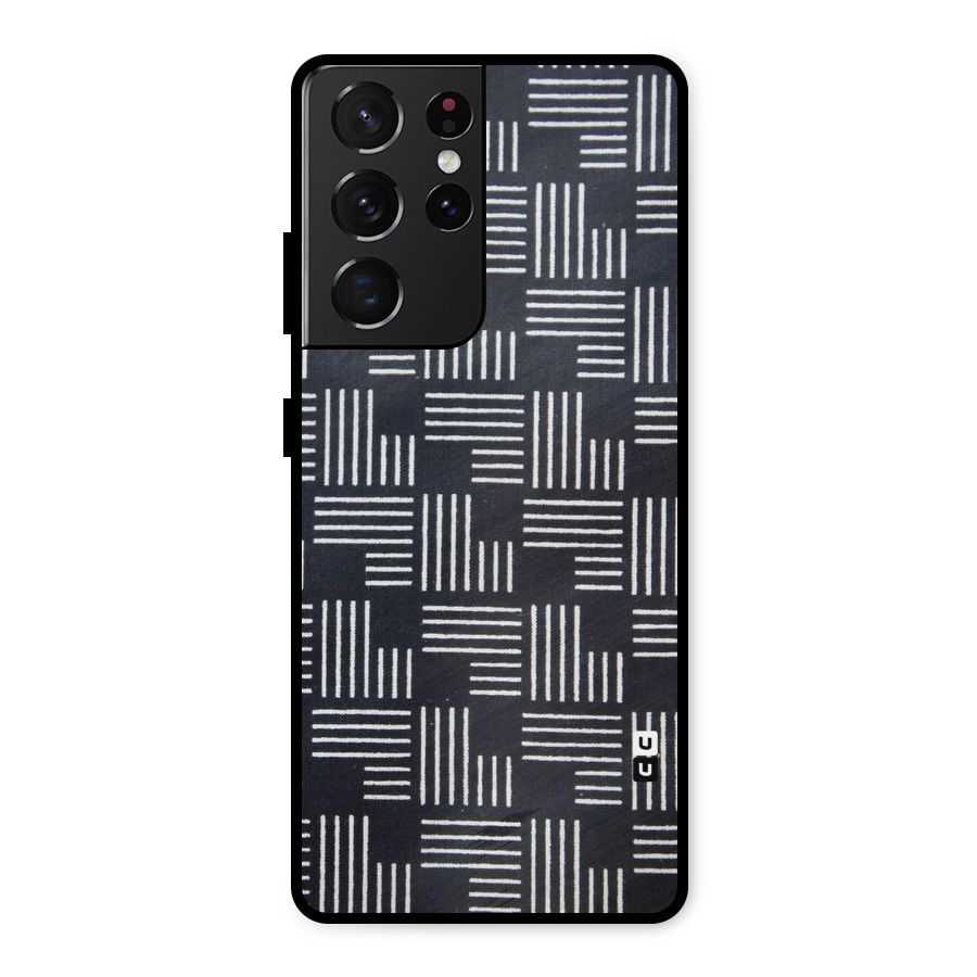 Zig Zag Hierarchy Metal Back Case for Galaxy S21 Ultra 5G
