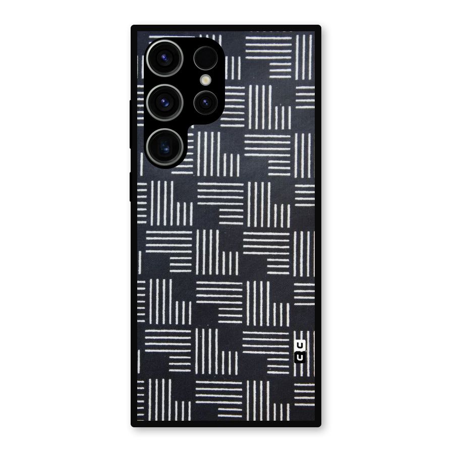 Zig Zag Hierarchy Metal Back Case for Galaxy S23 Ultra