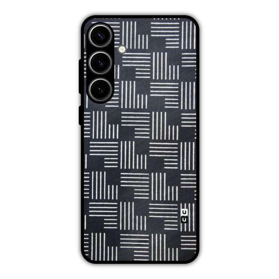 Zig Zag Hierarchy Metal Back Case for Galaxy S24 Plus