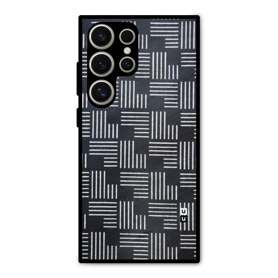 Zig Zag Hierarchy Metal Back Case for Galaxy S24 Ultra