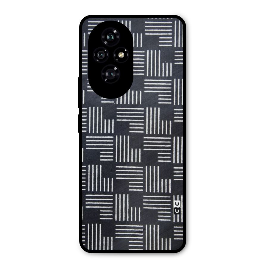 Zig Zag Hierarchy Metal Back Case for Honor 200