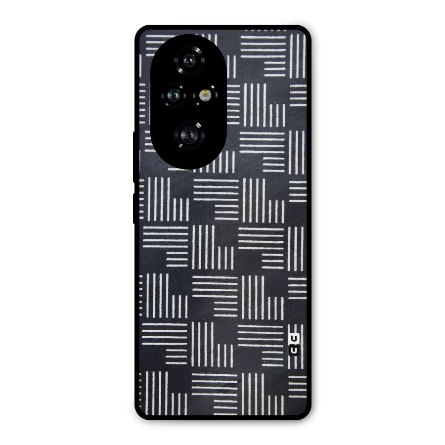 Zig Zag Hierarchy Metal Back Case for Honor 200 Pro