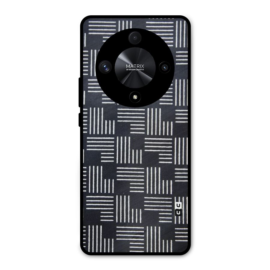 Zig Zag Hierarchy Metal Back Case for Honor X9b