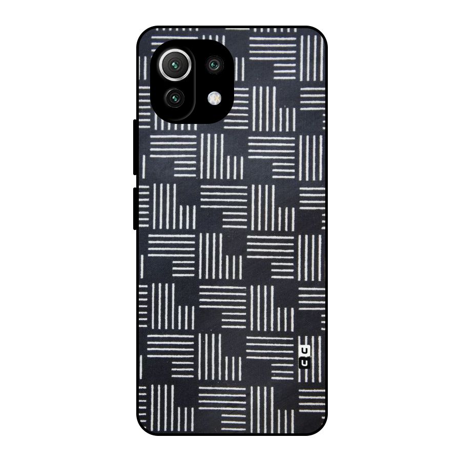 Zig Zag Hierarchy Metal Back Case for Mi 11 Lite NE 5G