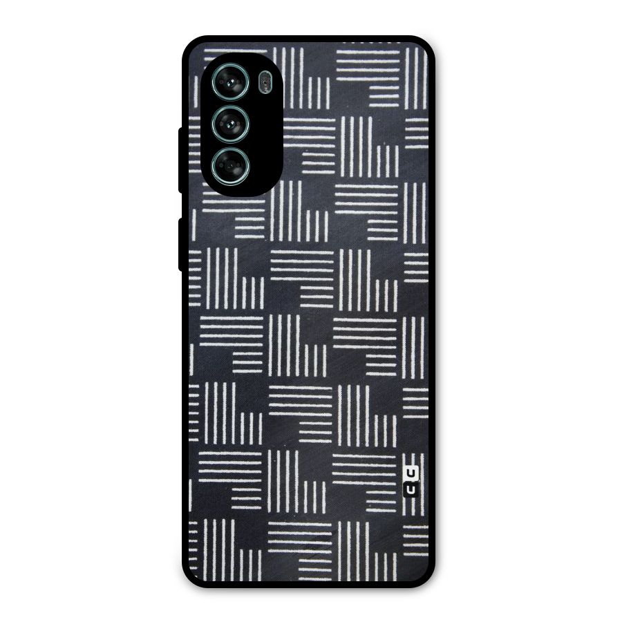 Zig Zag Hierarchy Metal Back Case for Moto G62