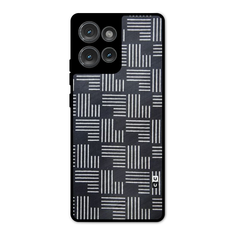 Zig Zag Hierarchy Metal Back Case for Motorola Edge 50