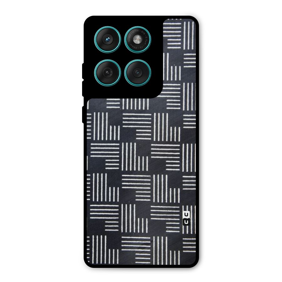 Zig Zag Hierarchy Metal Back Case for Motorola Edge 60 Fusion