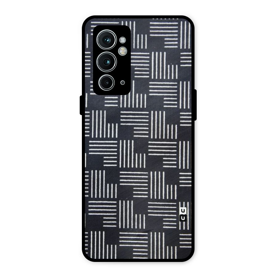 Zig Zag Hierarchy Metal Back Case for OnePlus 9RT 5G