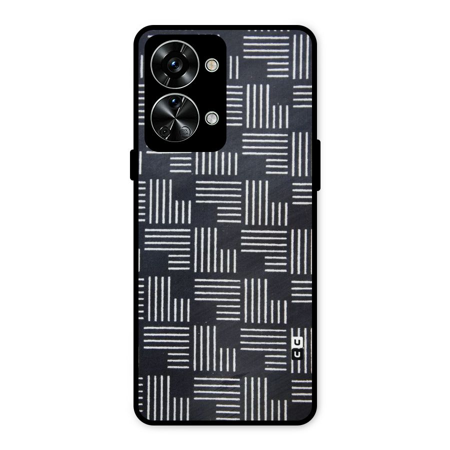 Zig Zag Hierarchy Metal Back Case for OnePlus Nord 2T