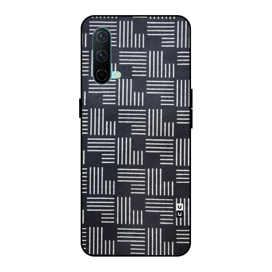 Zig Zag Hierarchy Metal Back Case for OnePlus Nord CE 5G