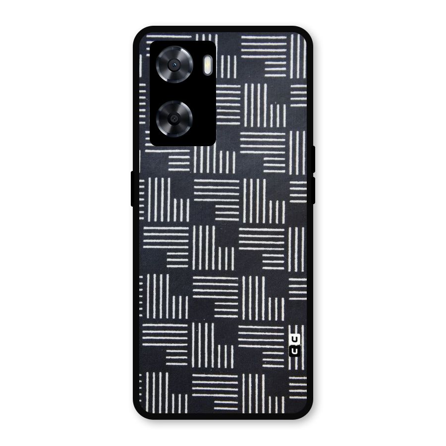 Zig Zag Hierarchy Metal Back Case for Oppo A57 2022