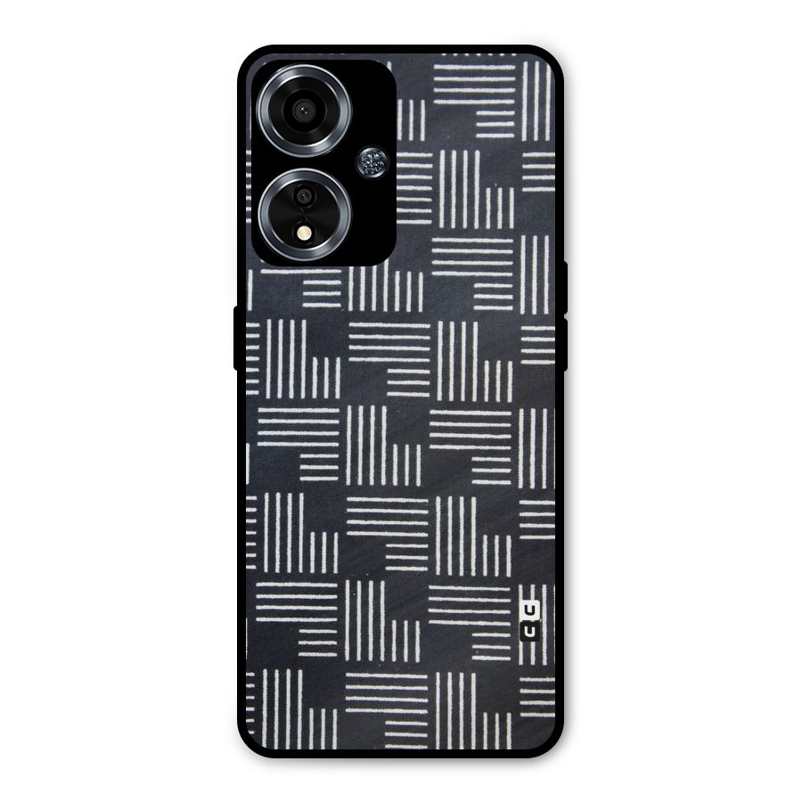 Zig Zag Hierarchy Metal Back Case for Oppo A59