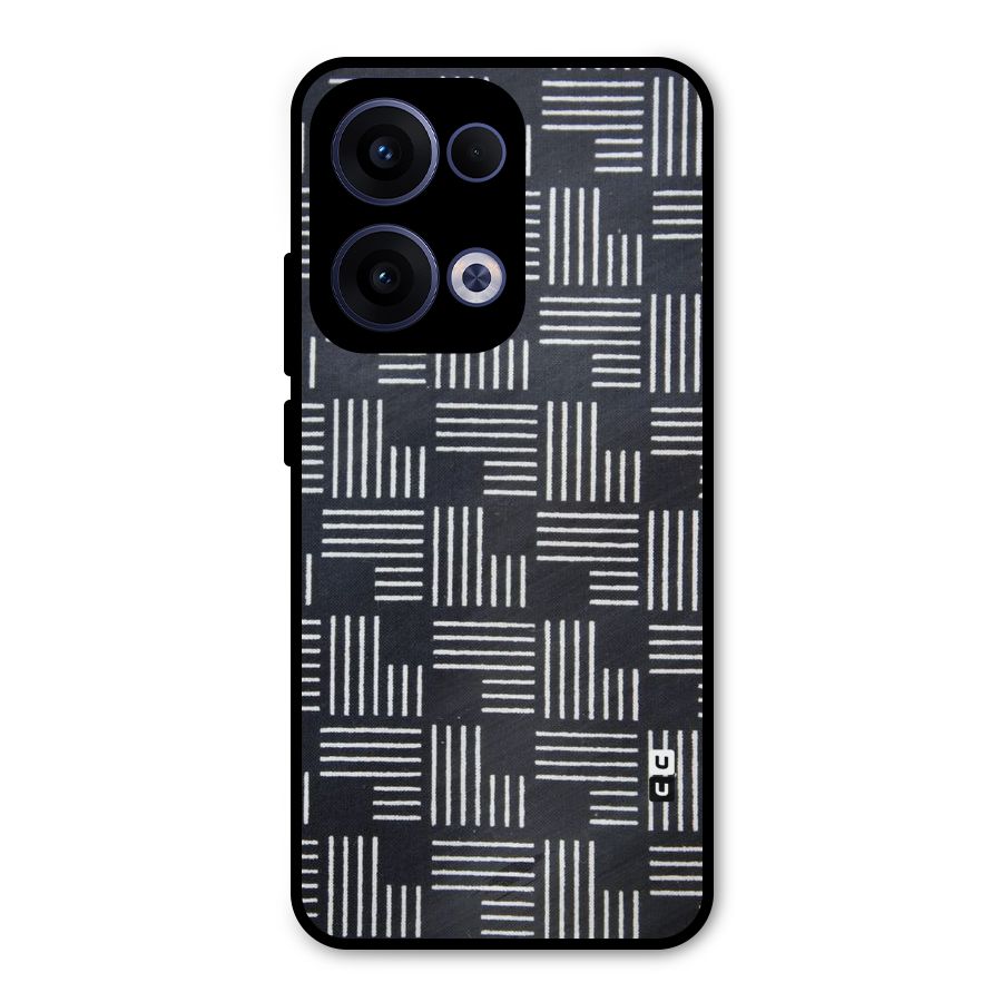 Zig Zag Hierarchy Metal Back Case for Oppo Reno13