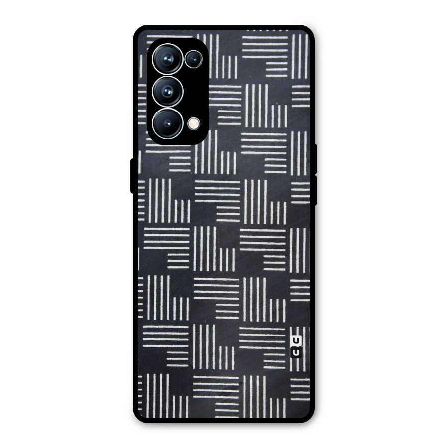 Zig Zag Hierarchy Metal Back Case for Oppo Reno5 Pro 5G