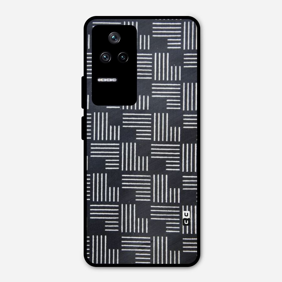 Zig Zag Hierarchy Metal Back Case for Poco F4 5G