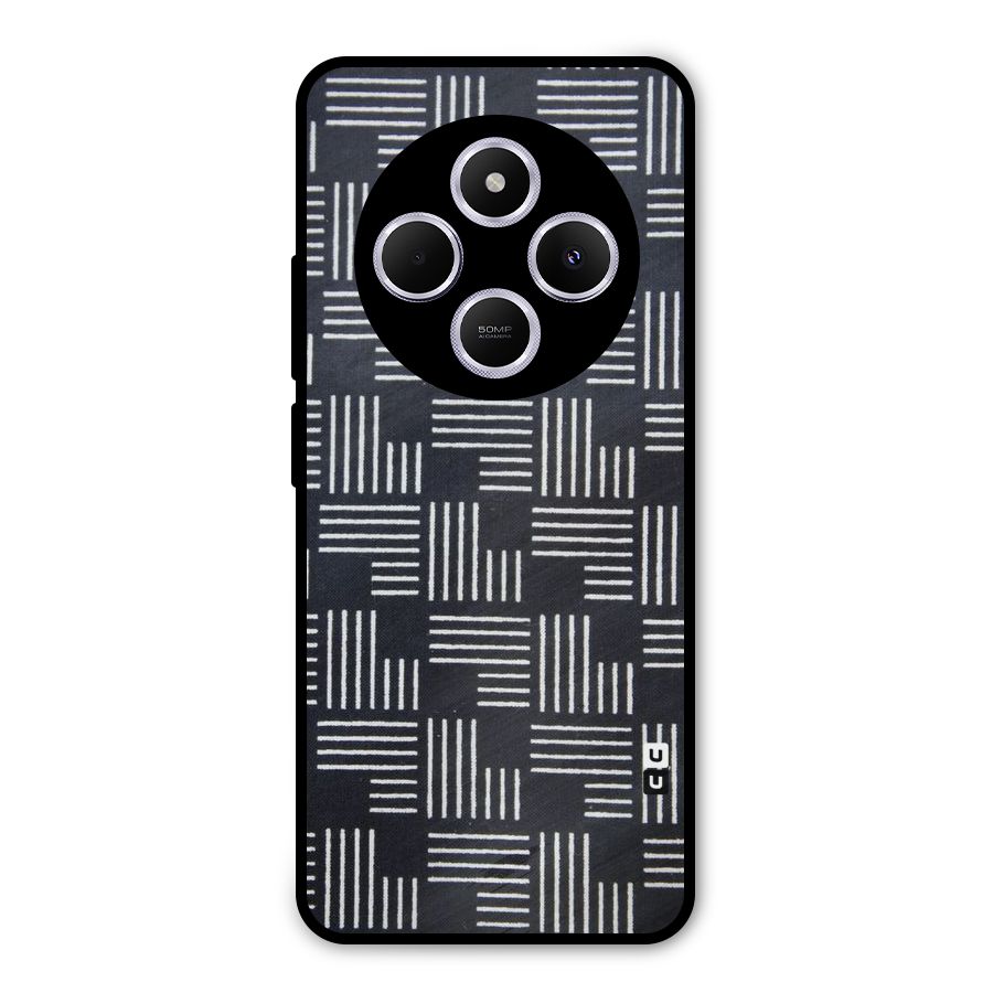 Zig Zag Hierarchy Metal Back Case for Poco M7