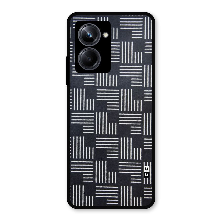 Zig Zag Hierarchy Metal Back Case for Realme 10 Pro