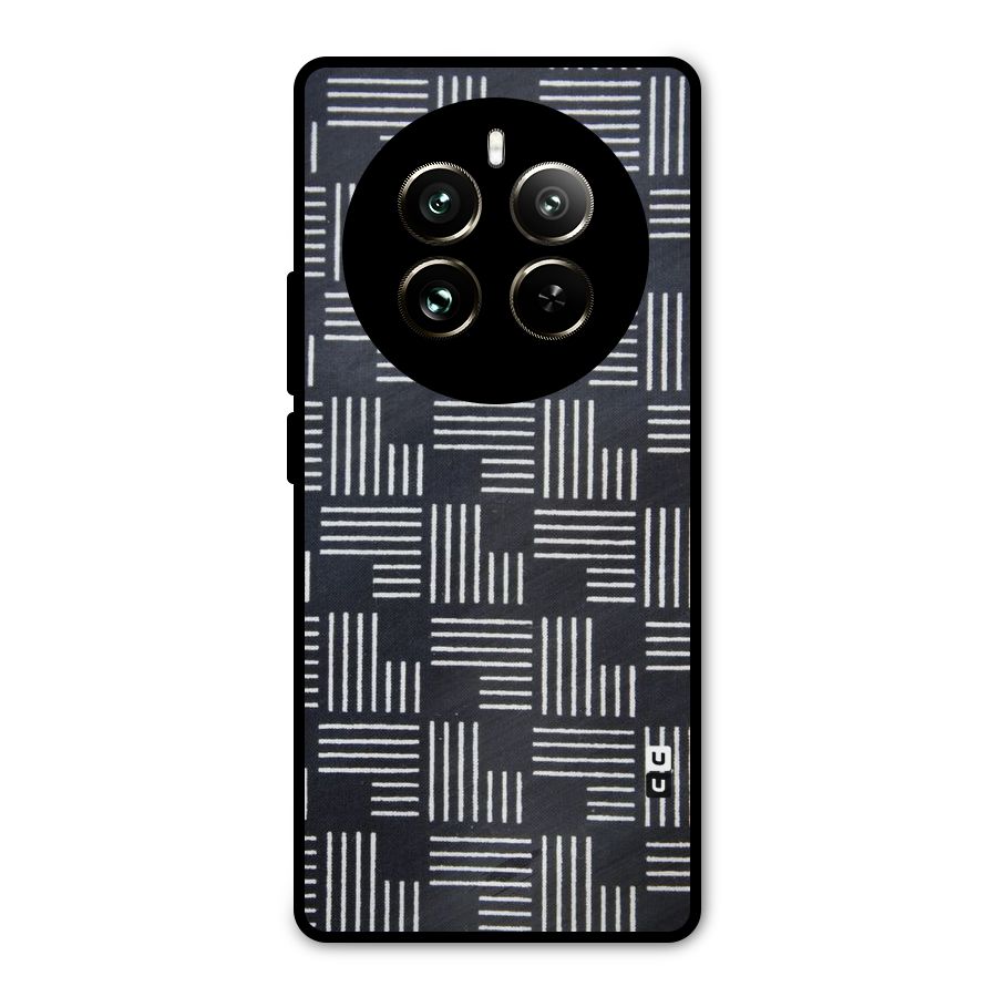 Zig Zag Hierarchy Metal Back Case for Realme 12 Pro