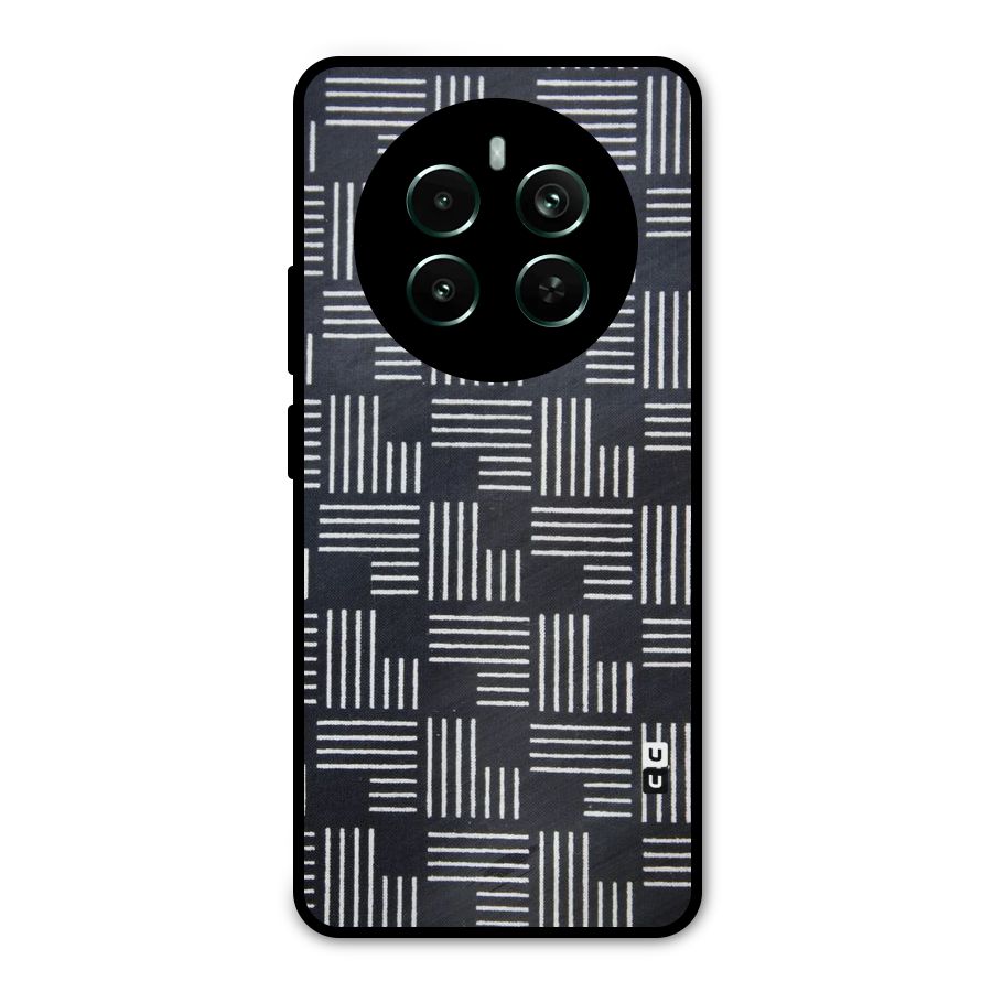 Zig Zag Hierarchy Metal Back Case for Realme 12 Pro Plus