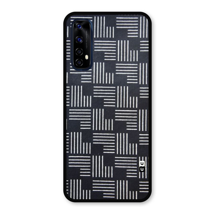 Zig Zag Hierarchy Metal Back Case for Realme Narzo 20 Pro