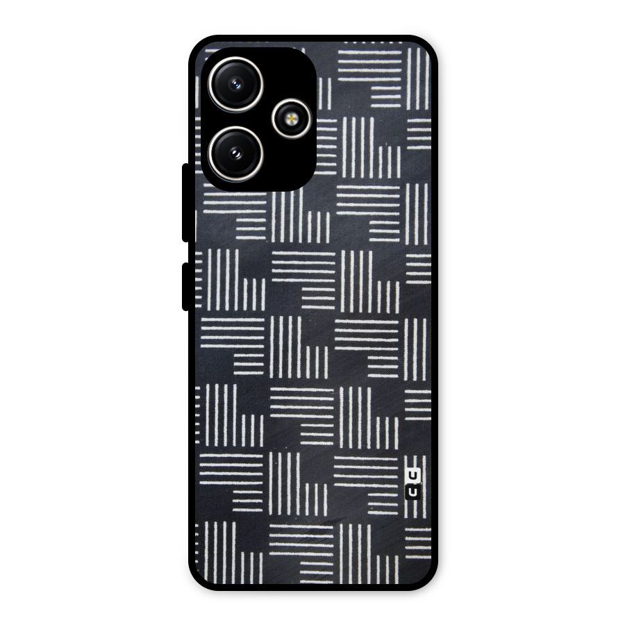 Zig Zag Hierarchy Metal Back Case for Redmi 12 5G