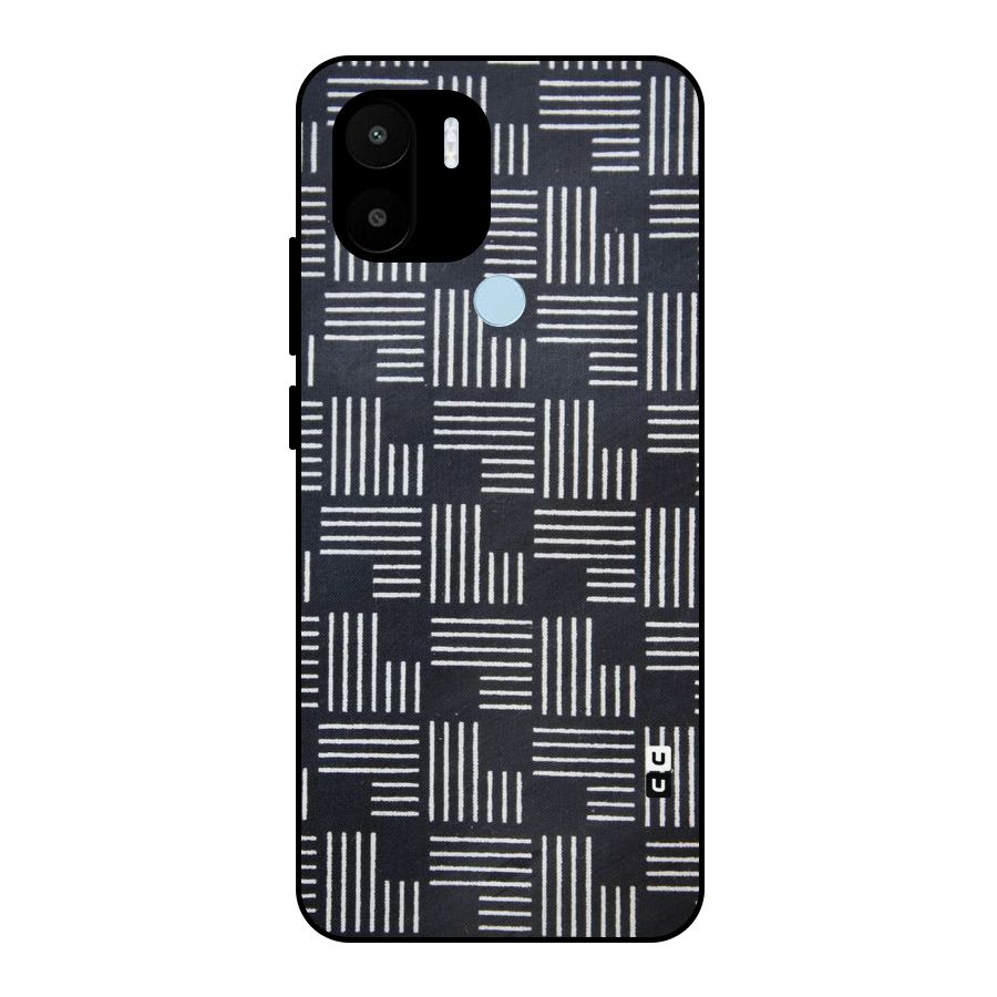 Zig Zag Hierarchy Metal Back Case for Redmi A1+