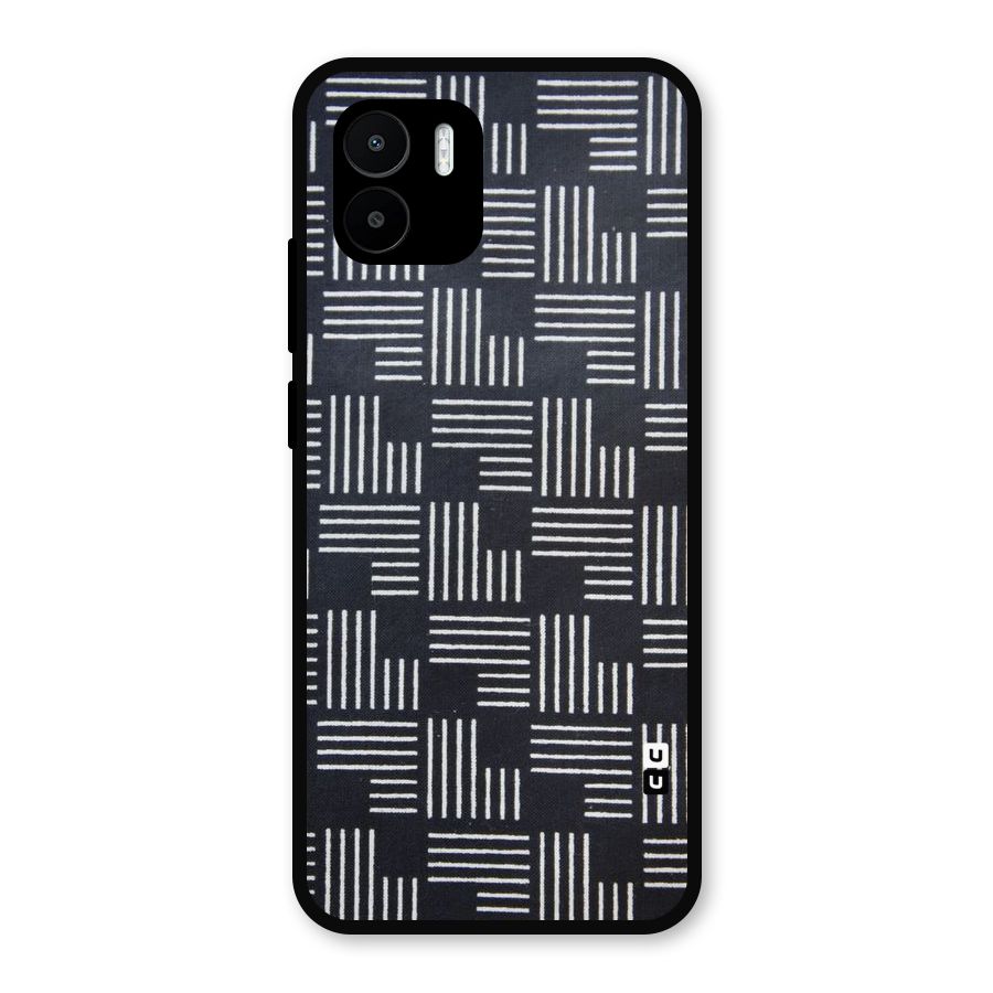 Zig Zag Hierarchy Metal Back Case for Redmi A2