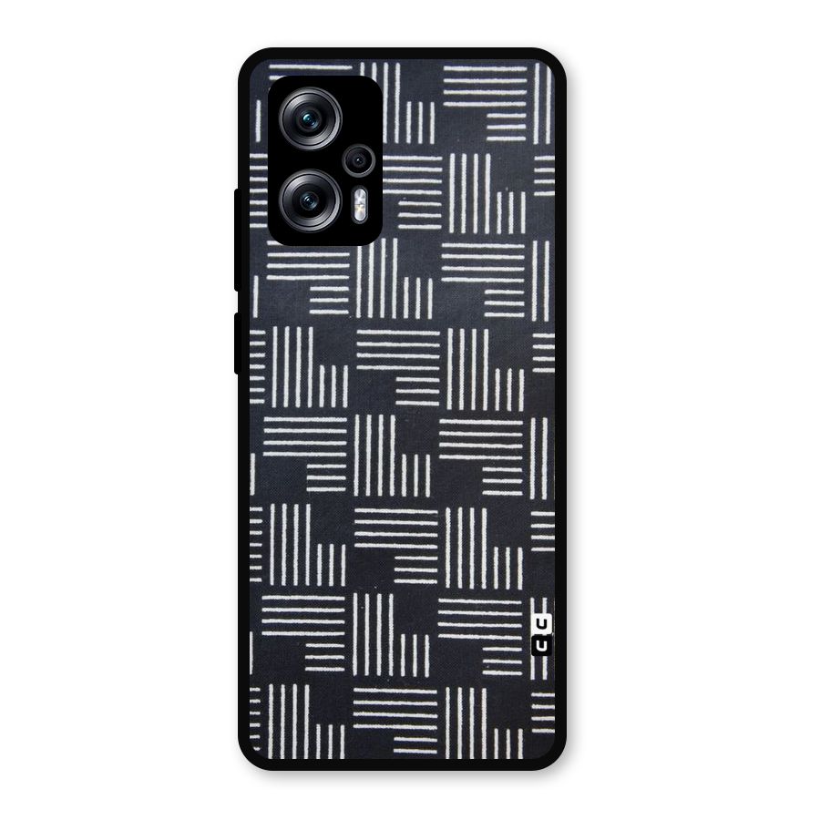 Zig Zag Hierarchy Metal Back Case for Redmi K50i