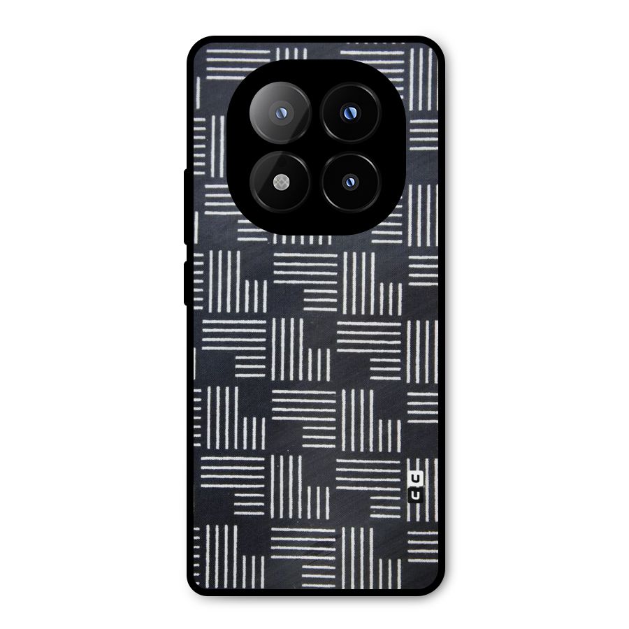 Zig Zag Hierarchy Metal Back Case for Redmi Note 14 Pro Plus 5G