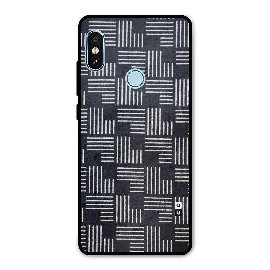 Zig Zag Hierarchy Metal Back Case for Redmi Note 5 Pro