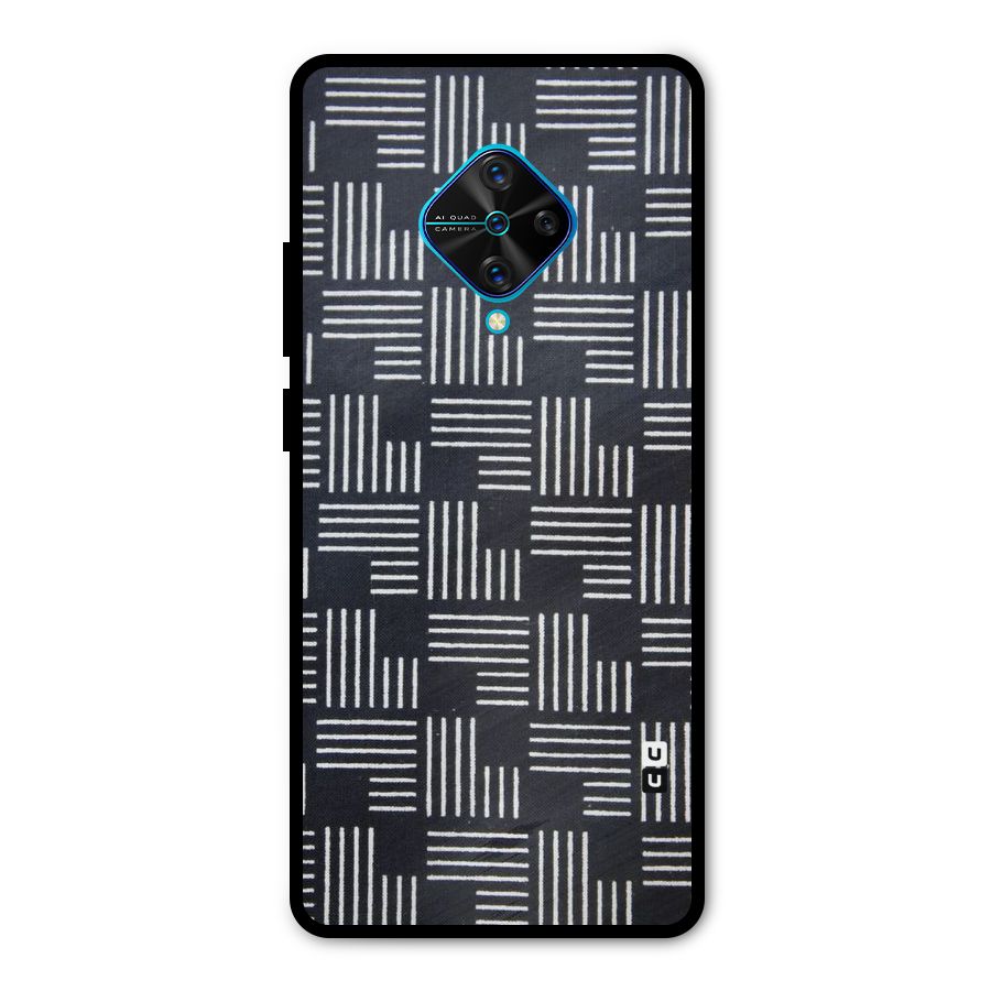 Zig Zag Hierarchy Metal Back Case for Vivo S1 Pro