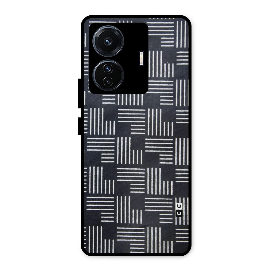 Zig Zag Hierarchy Metal Back Case for Vivo T1 Pro