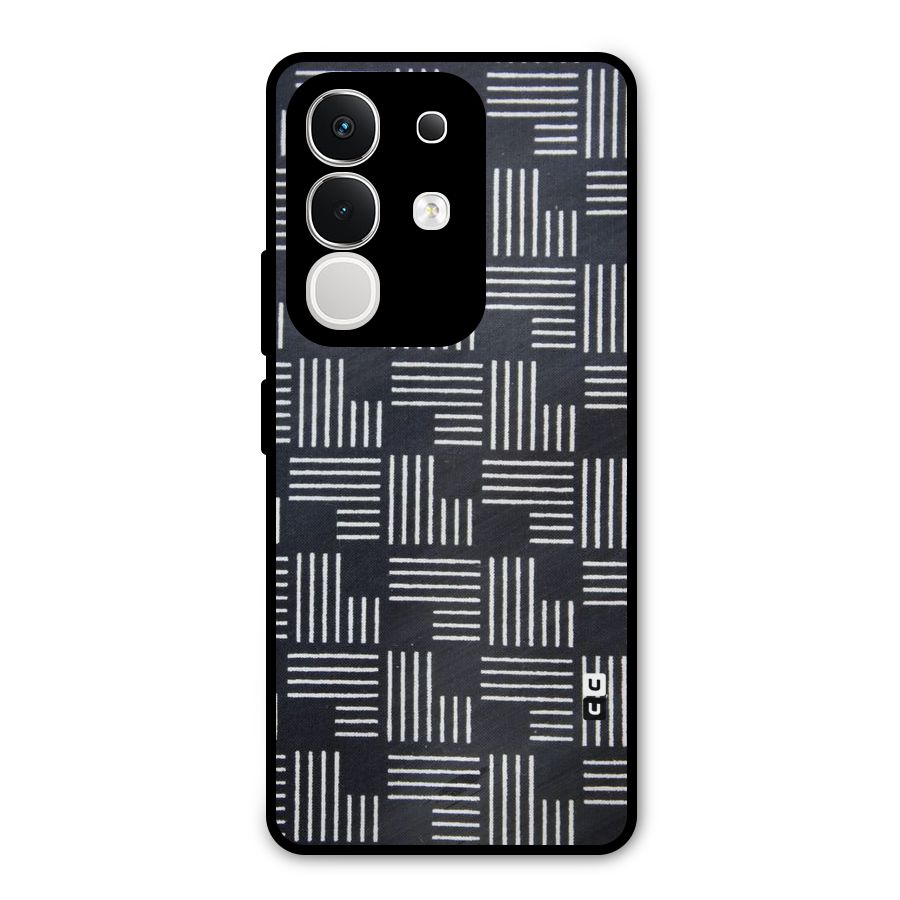 Zig Zag Hierarchy Metal Back Case for Vivo T4x