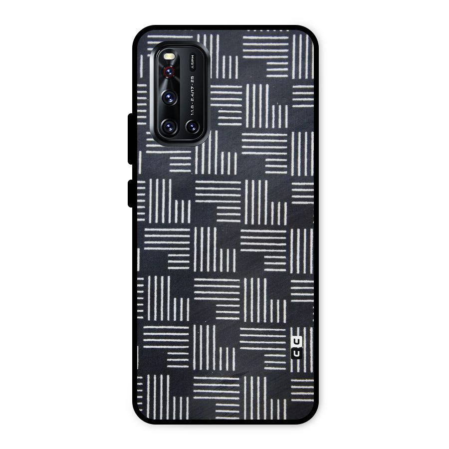 Zig Zag Hierarchy Metal Back Case for Vivo V19