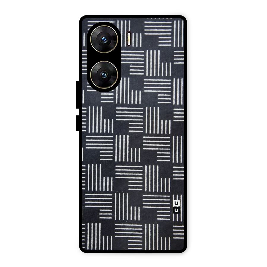 Zig Zag Hierarchy Metal Back Case for Vivo V29e