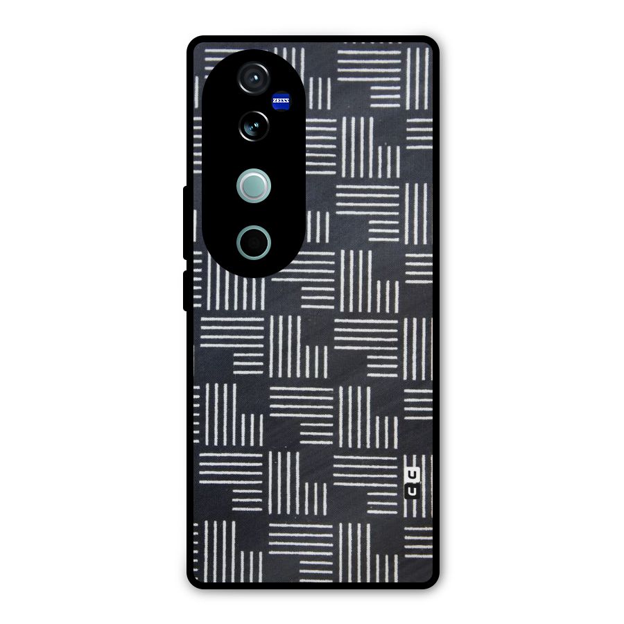 Zig Zag Hierarchy Metal Back Case for Vivo V40