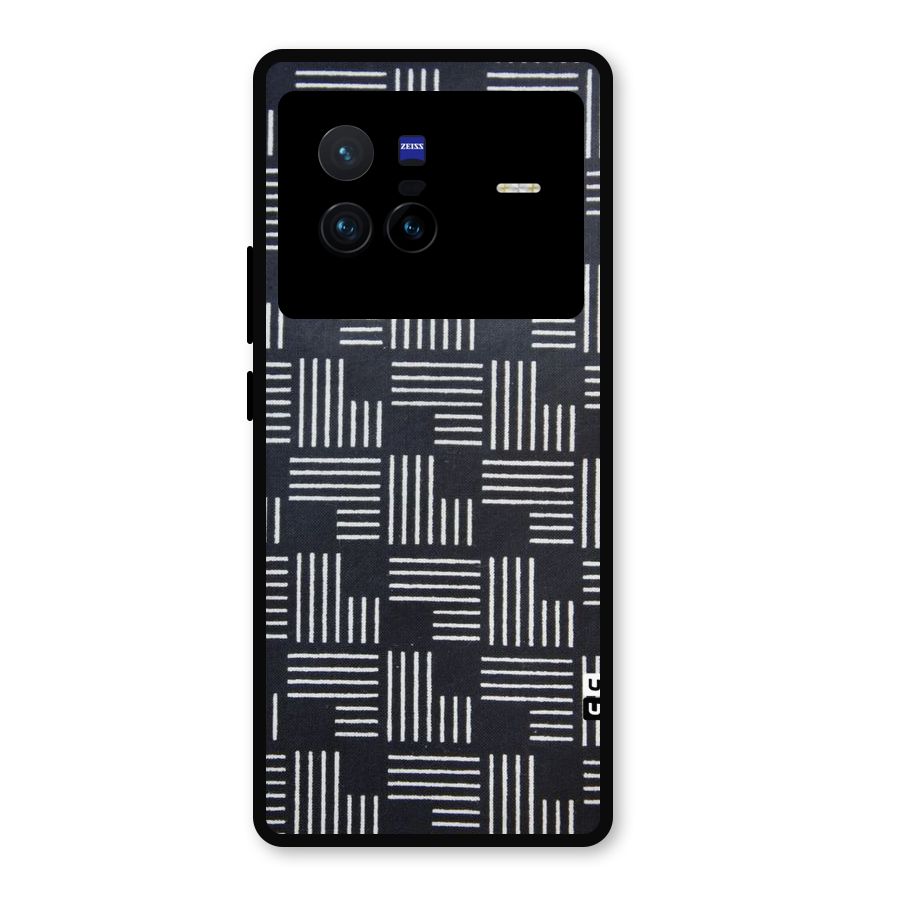 Zig Zag Hierarchy Metal Back Case for Vivo X80