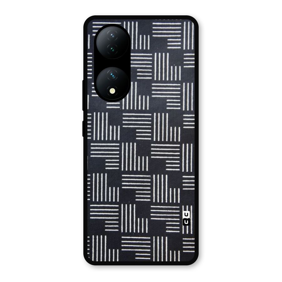 Zig Zag Hierarchy Metal Back Case for Vivo Y100a